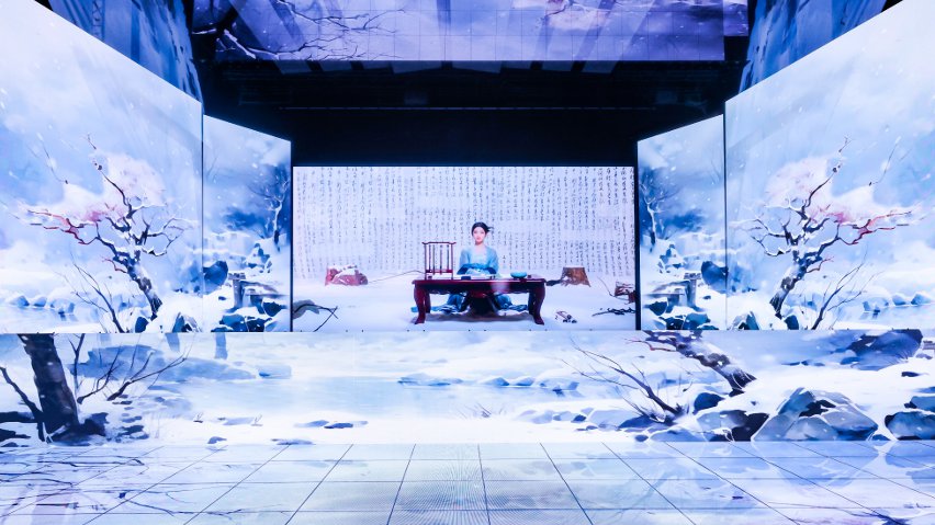 網(wǎng)易云音樂與小冰公司推出虛擬歌手陳水若演唱《風雪千千》。主辦方供圖